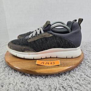 Martin Dingman Mens 9.5M Extra Light Fly Knit Mesh Jogger Grey Casual Sneaker